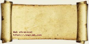 Tatjana Mizdrak vizit kartica